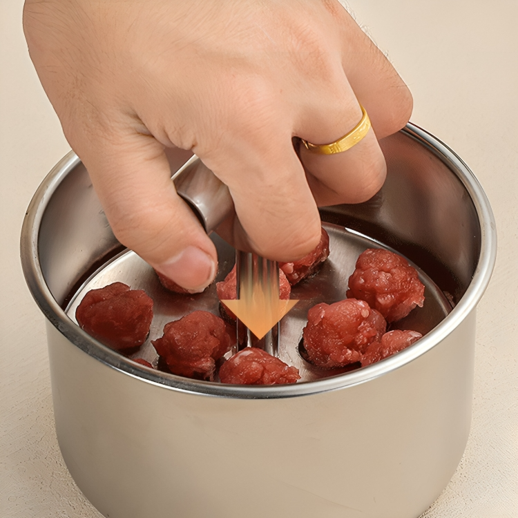 Edelstahl Fleischbällchen Form Gleichmäßige Größe Küchenhilfe