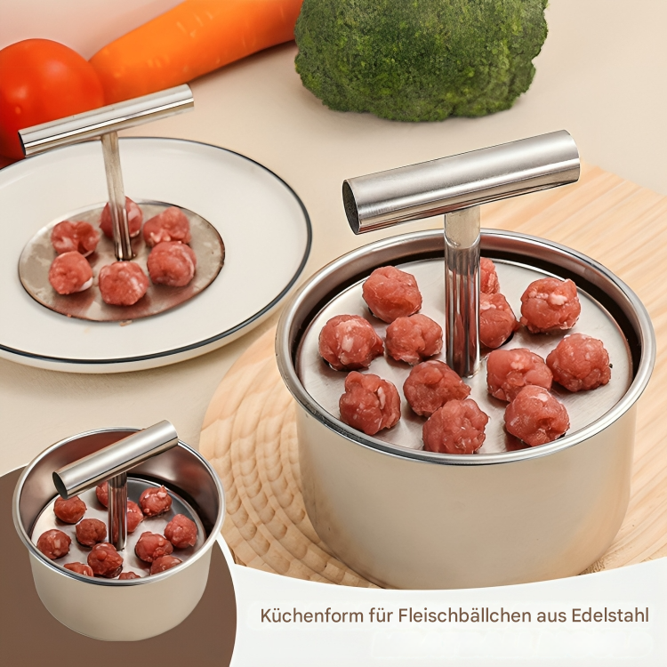Edelstahl Fleischbällchen Form Gleichmäßige Größe Küchenhilfe