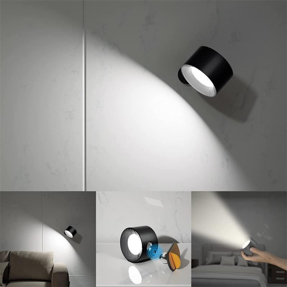 Flexilight | Drahtlose Wandleuchte mit Touch und 360° Rotation
