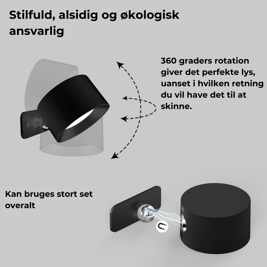 Flexilight Drahtlose Wandleuchte Touch 360 Rotation