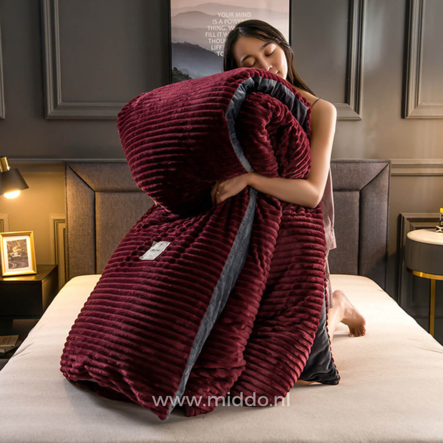 Wärmewelle Samtfleece Bettbezug | Extra warm für gemütliche Nächte an kalten Tagen!