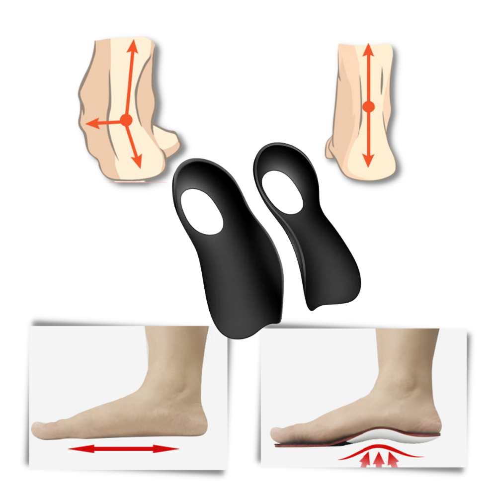 Orthopädische Einlagen für Plattfüße