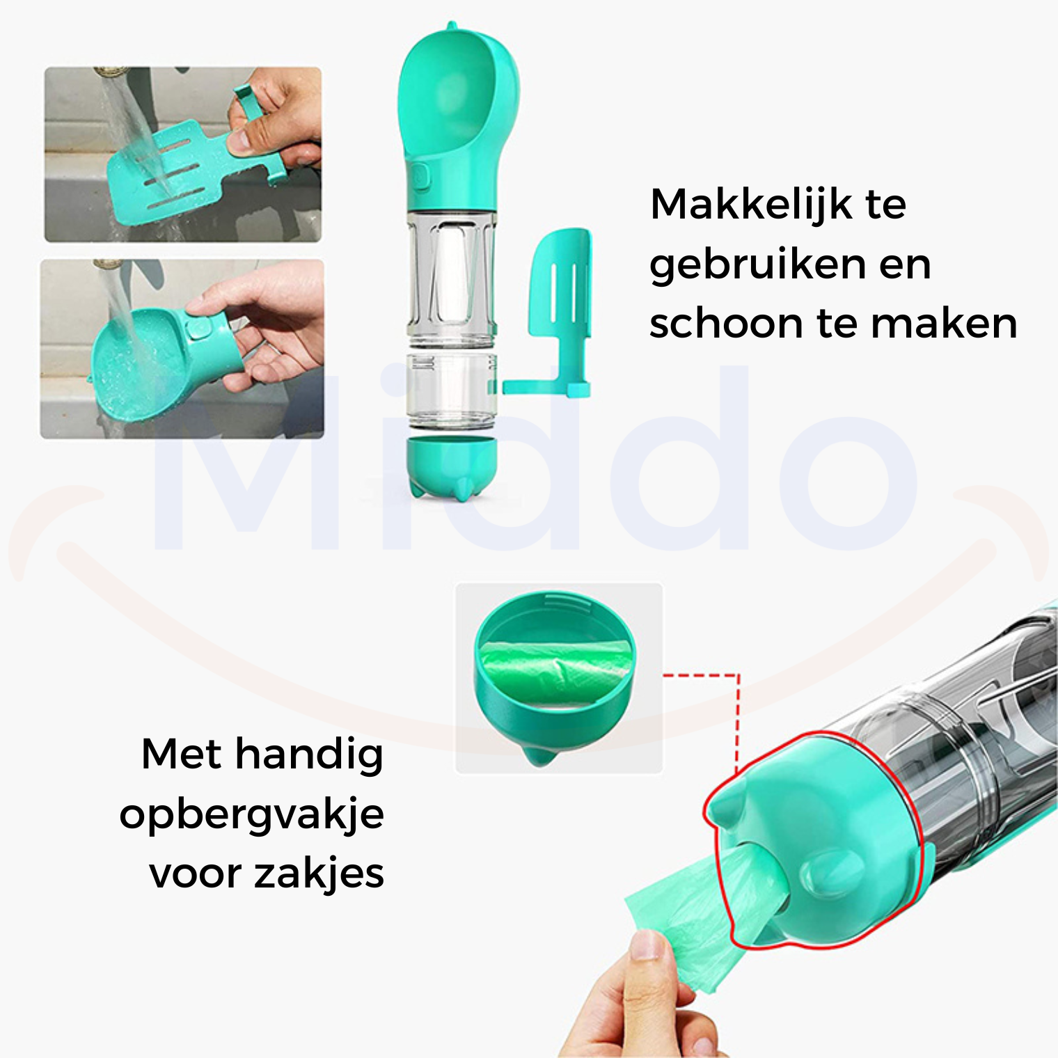FurryHydrate Wasserflasche | Die 5-in-1 Lösung für deinen Hund!