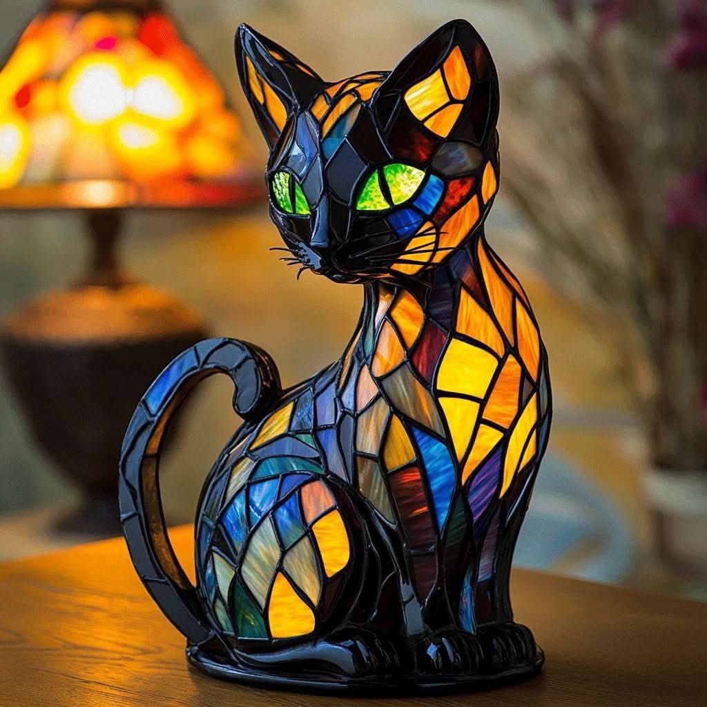 Felina - Verspielt LED Katzen Nachtlampe mit Sanfter Sfeerverlichting