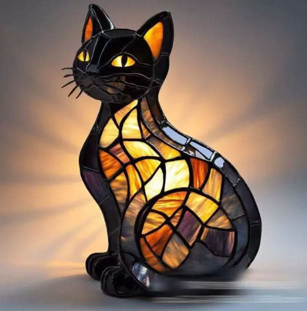 Schimmer-Statue – Künstlerische LED-Nachtlampe Mit Hunderassen-Motiv