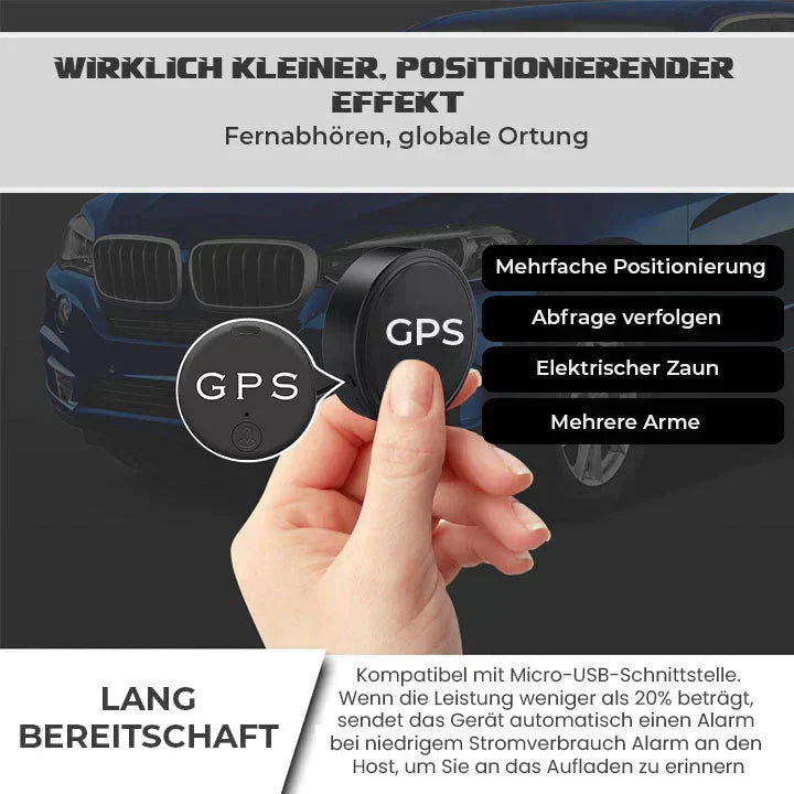 Magnetischer GPS-Tracker Echtzeit-Standort Lange Batterielaufzeit