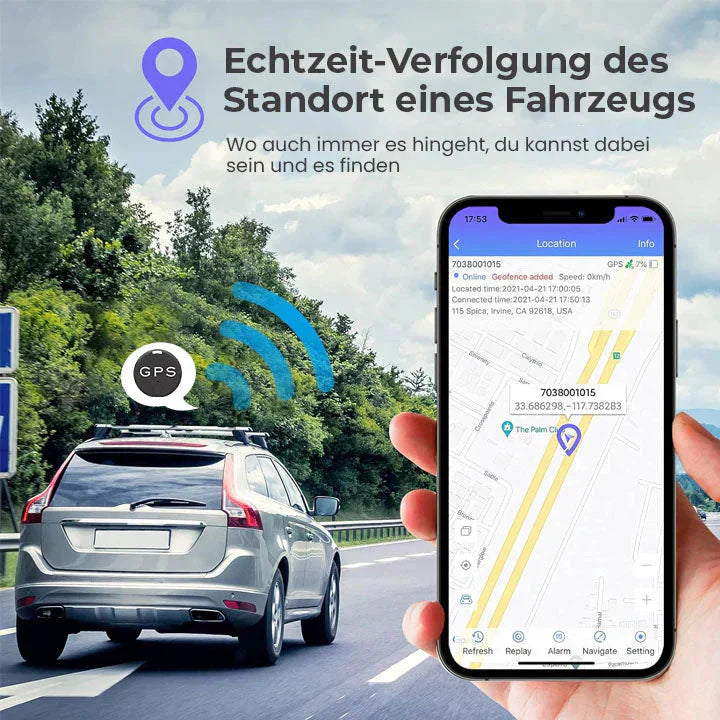 Magnetischer GPS-Tracker Echtzeit-Standort Lange Batterielaufzeit