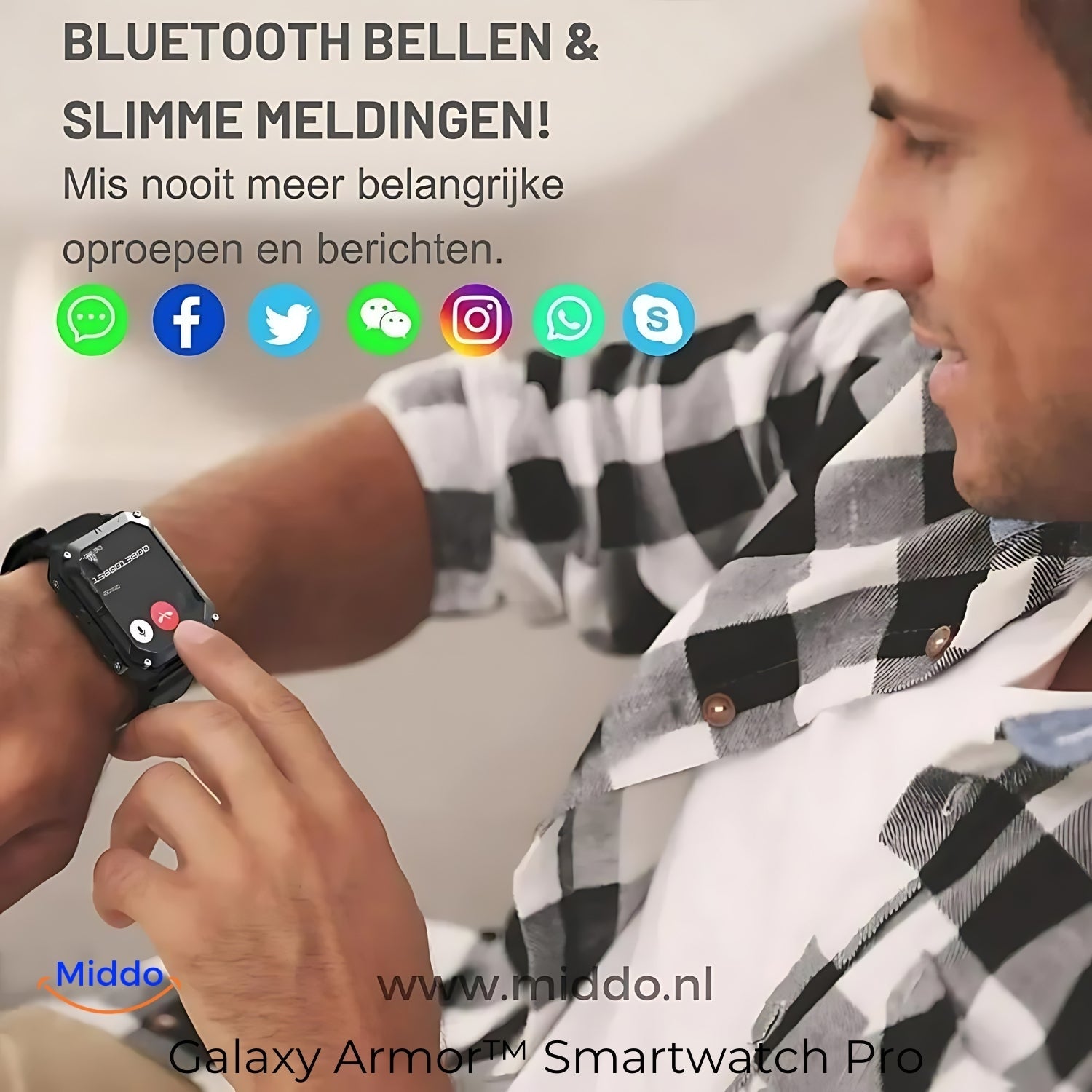 TitanGuard Smartwatch | Unverwüstliche Smartwatch für iOS & Android mit über 100 € Ersparnis