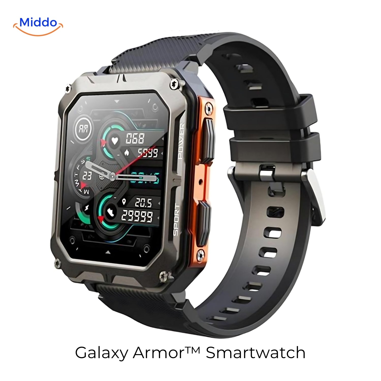 TitanGuard Smartwatch | Unverwüstliche Smartwatch für iOS & Android mit über 100 € Ersparnis