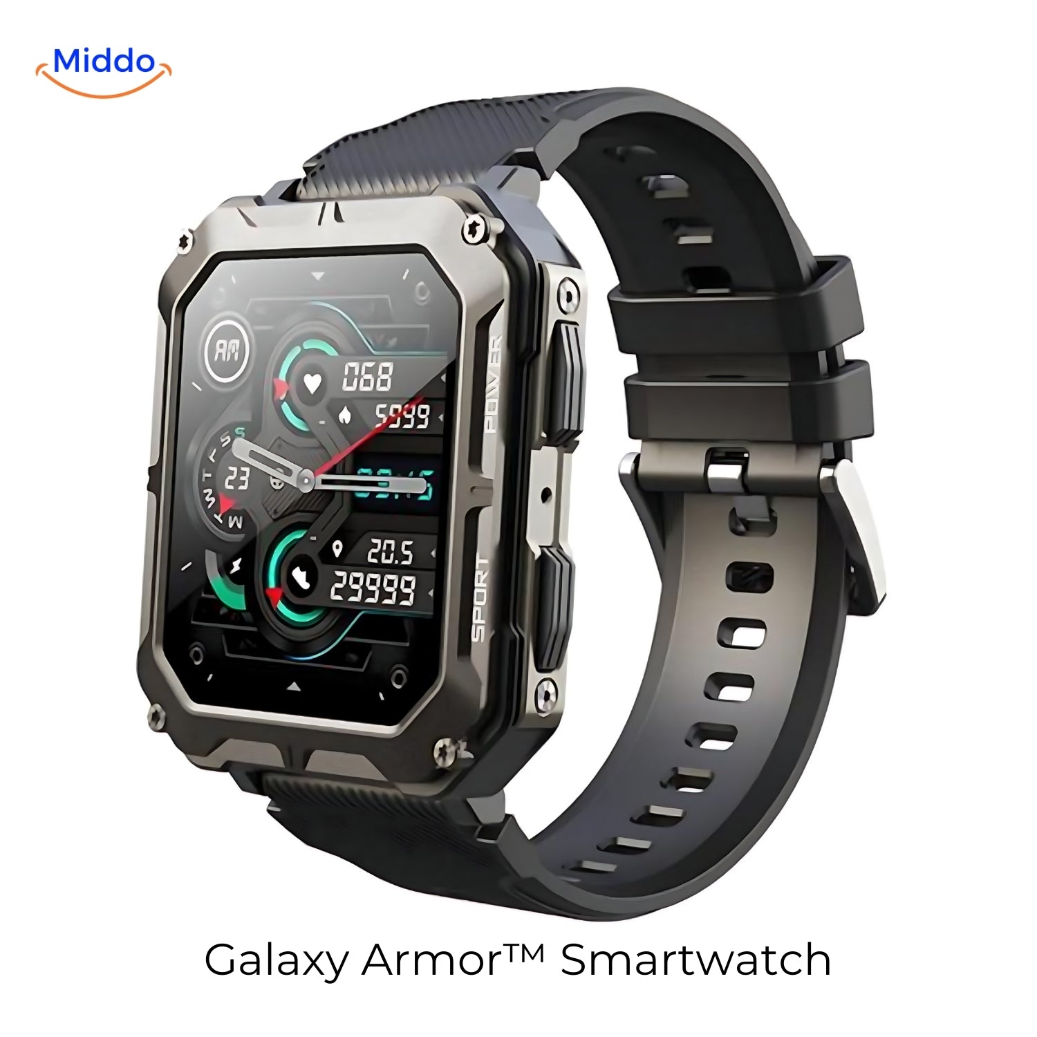 TitanGuard Smartwatch | Unverwüstliche Smartwatch für iOS & Android mit über 100 € Ersparnis