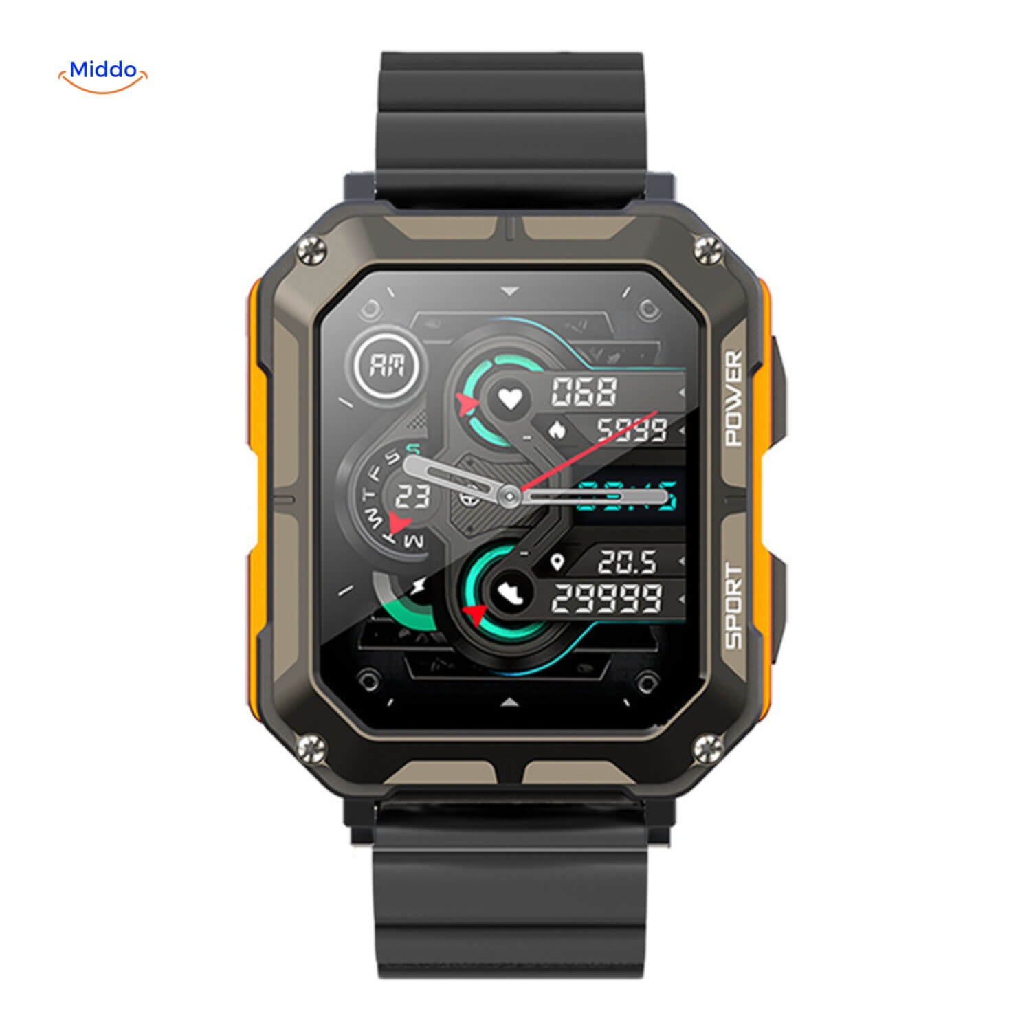 TitanGuard Smartwatch | Unverwüstliche Smartwatch für iOS & Android mit über 100 € Ersparnis