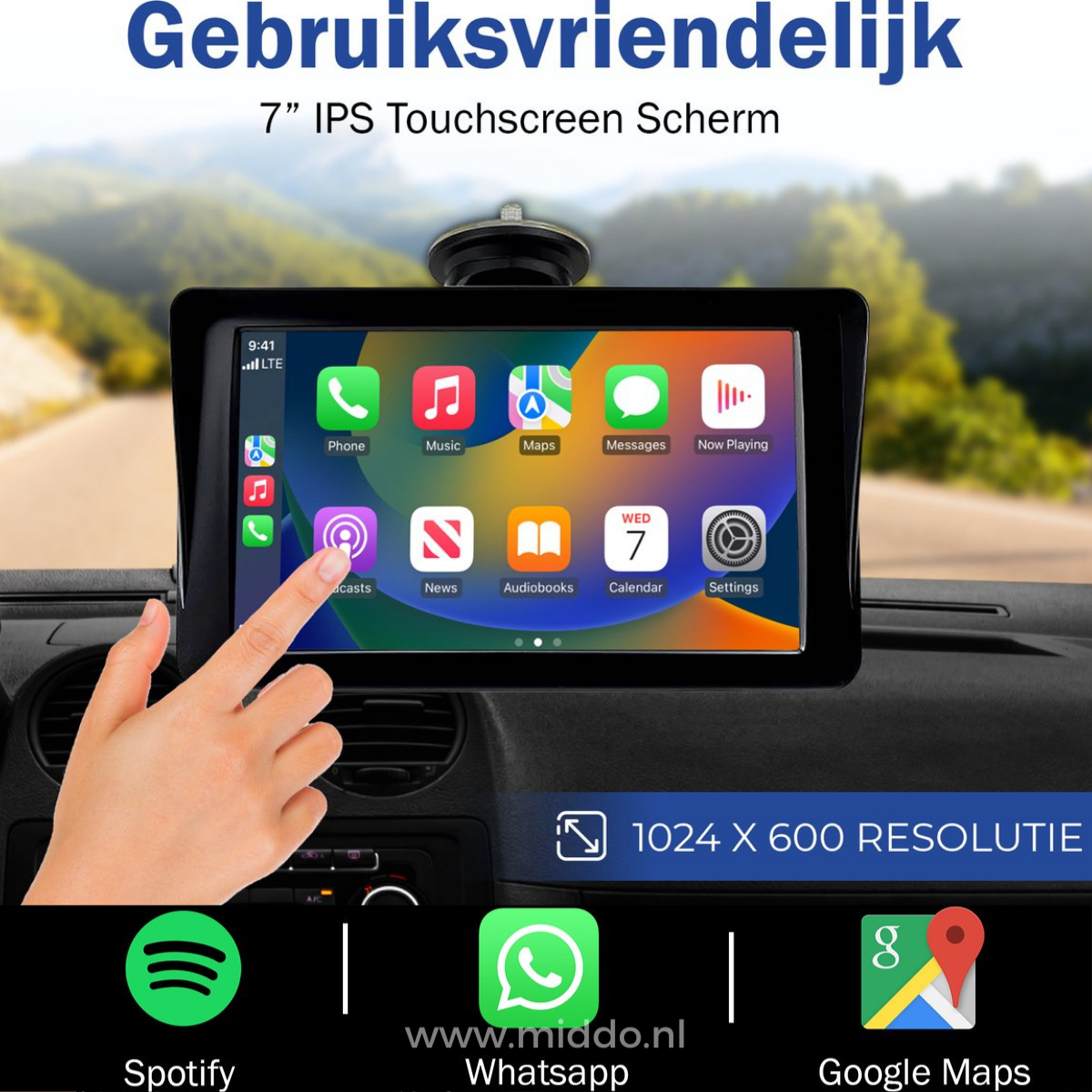 AutoBoost CarPlay & Android Auto | Upgrade dein Fahrzeug in 2 Minuten – Kein Einbau nötig!