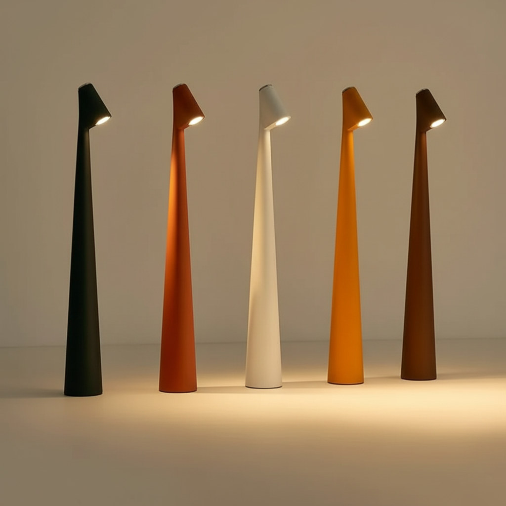 Frendorf | Kabellose LED-Tischlampe | Nordisches minimalistisches Design
