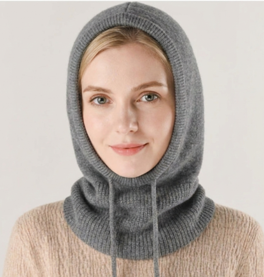 Weiche Kaschmir-Strickmütze für den Winter und kaltes Wetter
