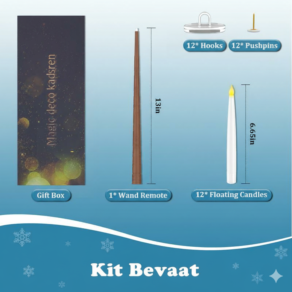 LumiGlow LED Kerzen Set | Flammenlose hängende Kerzen mit Fernbedienung für stimmungsvolle Dekoration