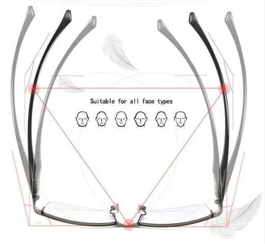 Optivista Multifokale Brille mit Automatischer Sichtanpassung und Blaulichtfilter