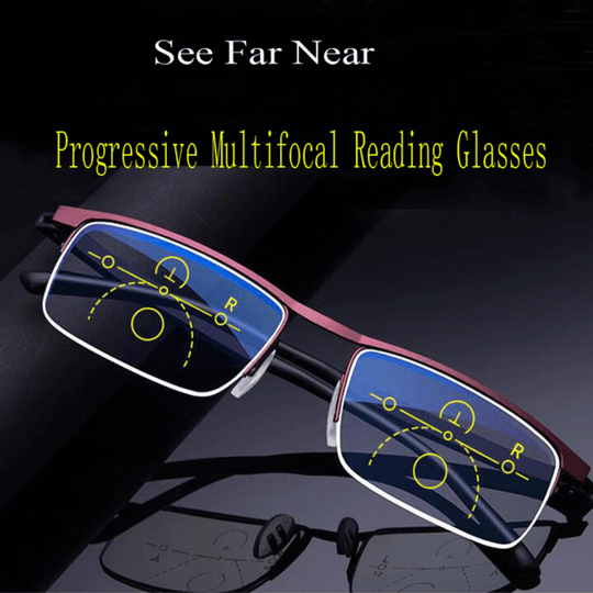 Optivista Multifokale Brille mit Automatischer Sichtanpassung und Blaulichtfilter