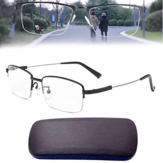 Optivista Intelligente Gleitsichtbrille | Automatische Sehfeldanpassung & Blaufilter