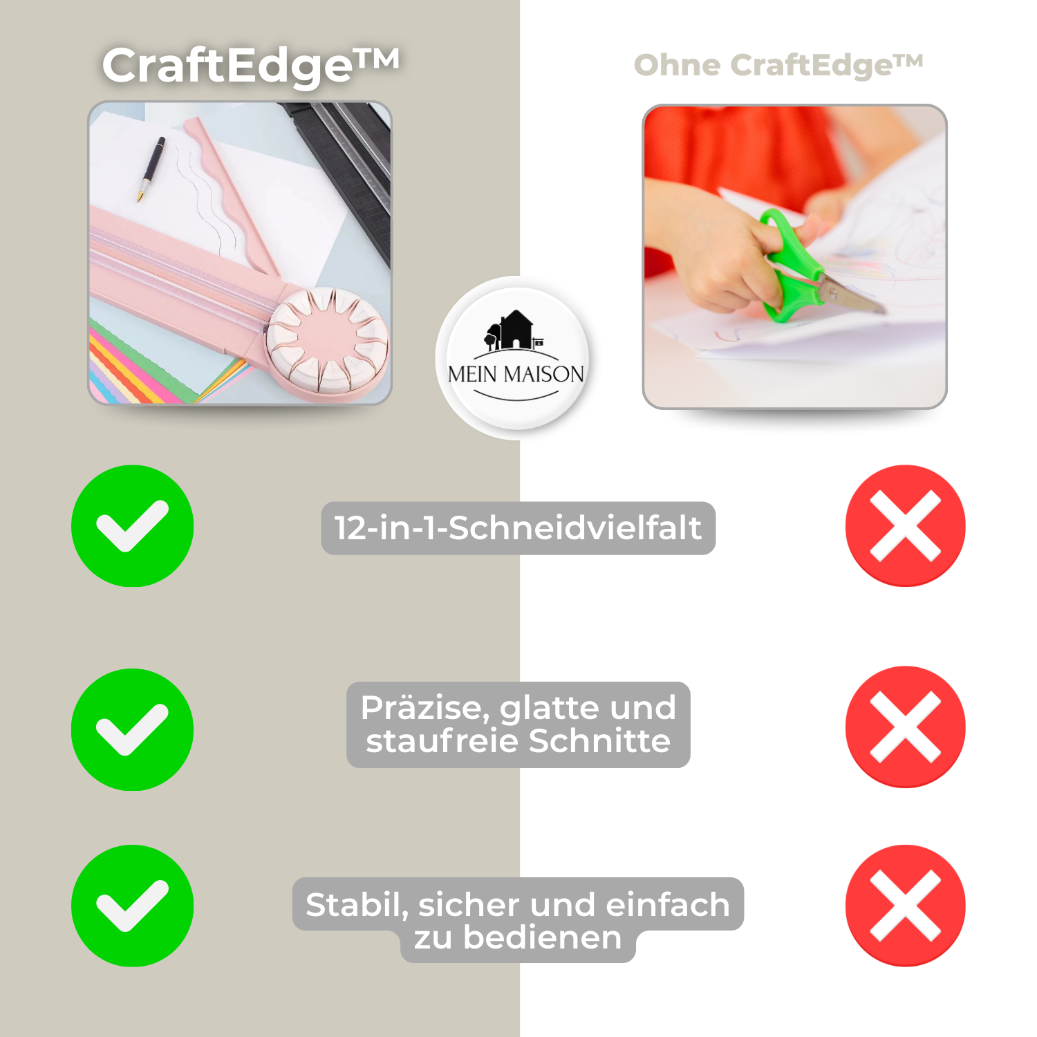 CraftEdge 12-in-1 Präzisionsschneidewerkzeug