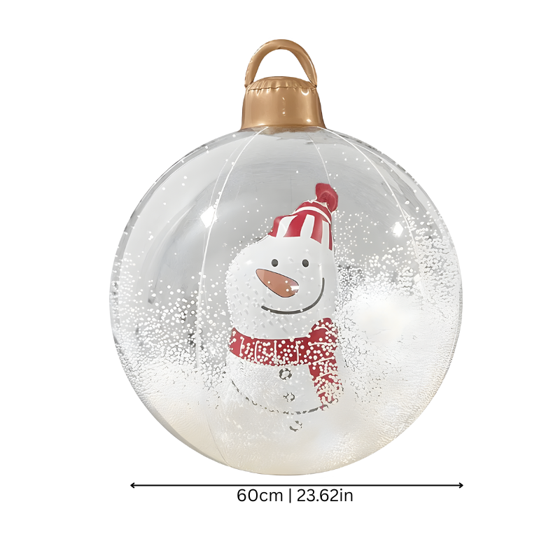PVC Weihnachtsdekoration für Außen mit Bunter LED-Beleuchtung