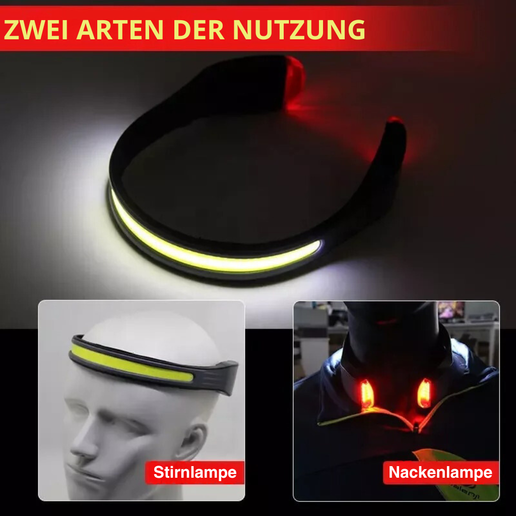 Bright Beam LED Stirnlampe – Leistungsstarke Breitstrahl-Stirnlampe für Outdoor
