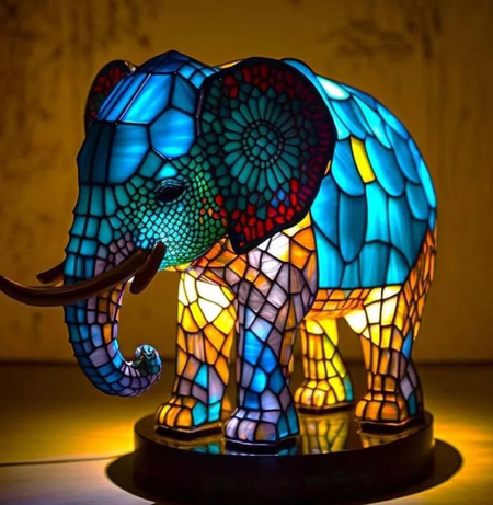 GlassGlow Dimmbare LED-Designlampe mit Künstlerischer Verarbeitung