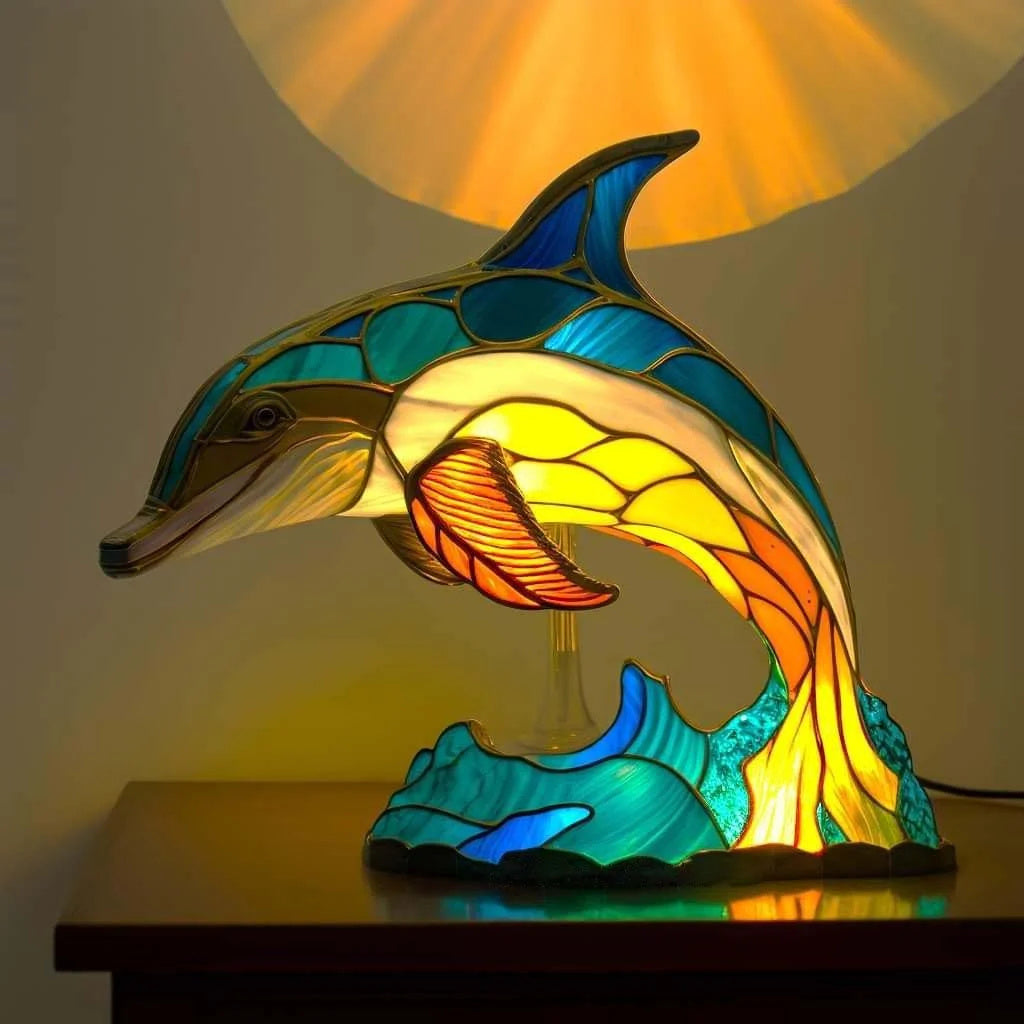 GlassGlow Dimmbare LED-Designlampe mit Künstlerischer Verarbeitung