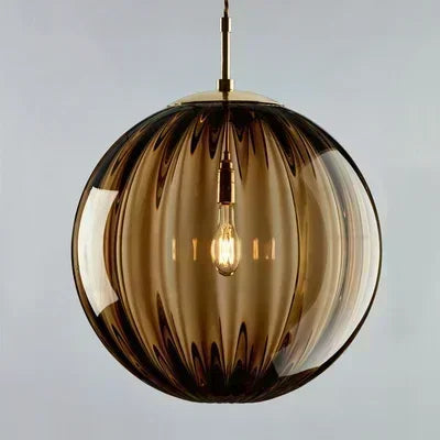 GlassOrb | Moderne Deckenlampe aus Glas mit integriertem LED