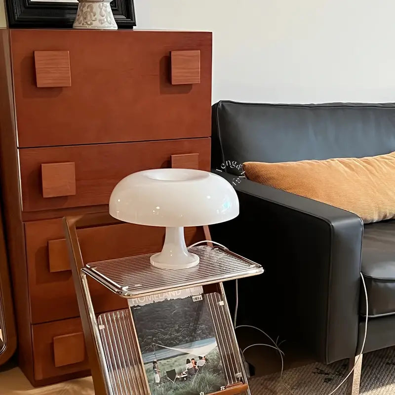 GlowSphere Tragbare Luxus Pilz Tischlampe