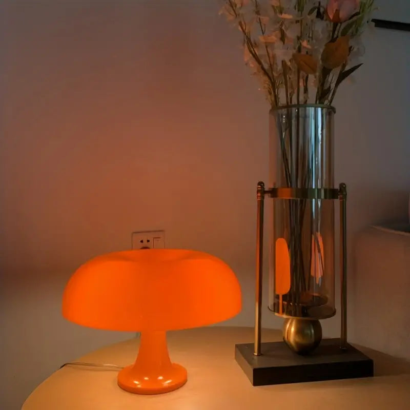 GlowSphere Tragbare Luxus Pilz Tischlampe
