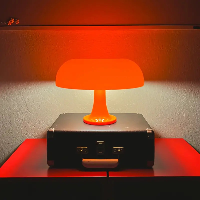 GlowSphere Tragbare Luxus Pilz Tischlampe