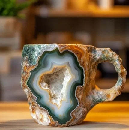 CrystalBrew Kaffeetassen | Elegante mineralische Kristalltassen für ein einzigartiges Kaffee-Erlebnis