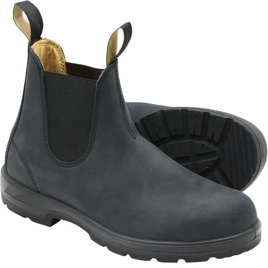BowLift | Chelseastiefel | Wasserdichtes Schlupfdesign | Schwarz