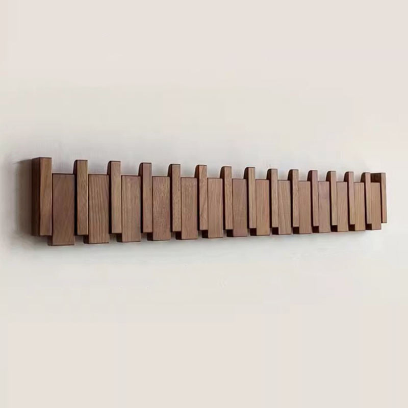 Handgefertigter Klavier-Kleiderständer | Luxuriöses Wandgarderobe Design