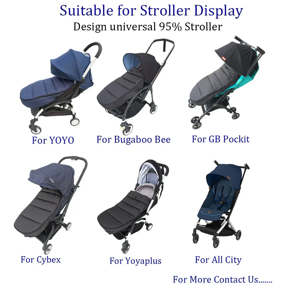 SnuggleRide - Warme Fußsack für den Kinderwagen