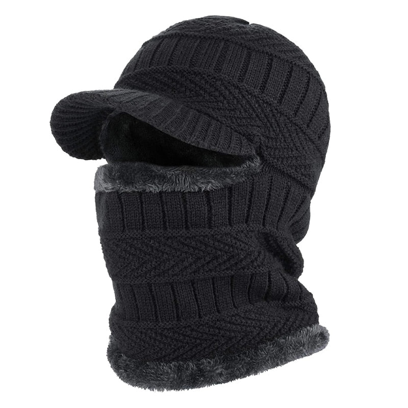 ThermoBalaclava ArcticShield – Warme Strick-Unisexmütze mit Volle Schutz
