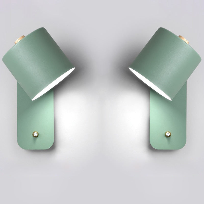 Frendorf | LED Wandleuchte mit Schalter | Modernes Metall Design