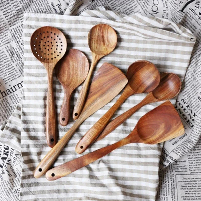 CulinaryTeak | Elegantes 7-teiliges Küchenset