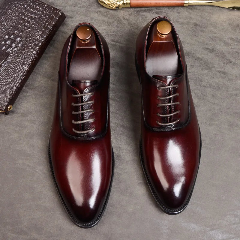 Aurelo Oxford-Schuhe aus italienischem Leder für formelle Anlässe