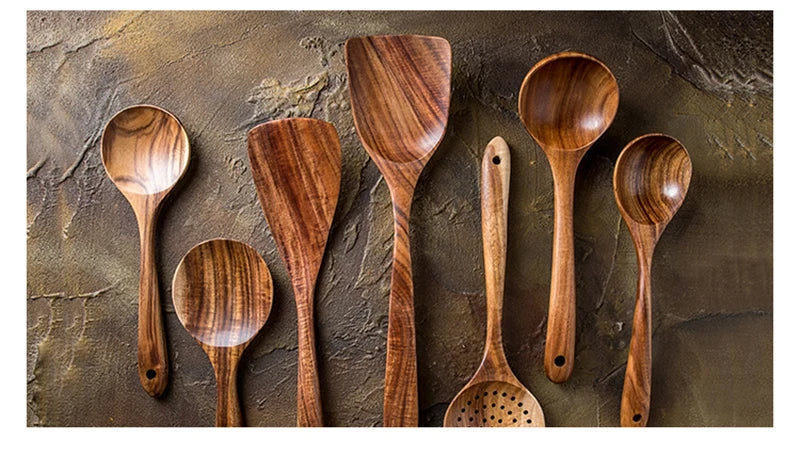 CulinaryTeak | Elegantes 7-teiliges Küchenset