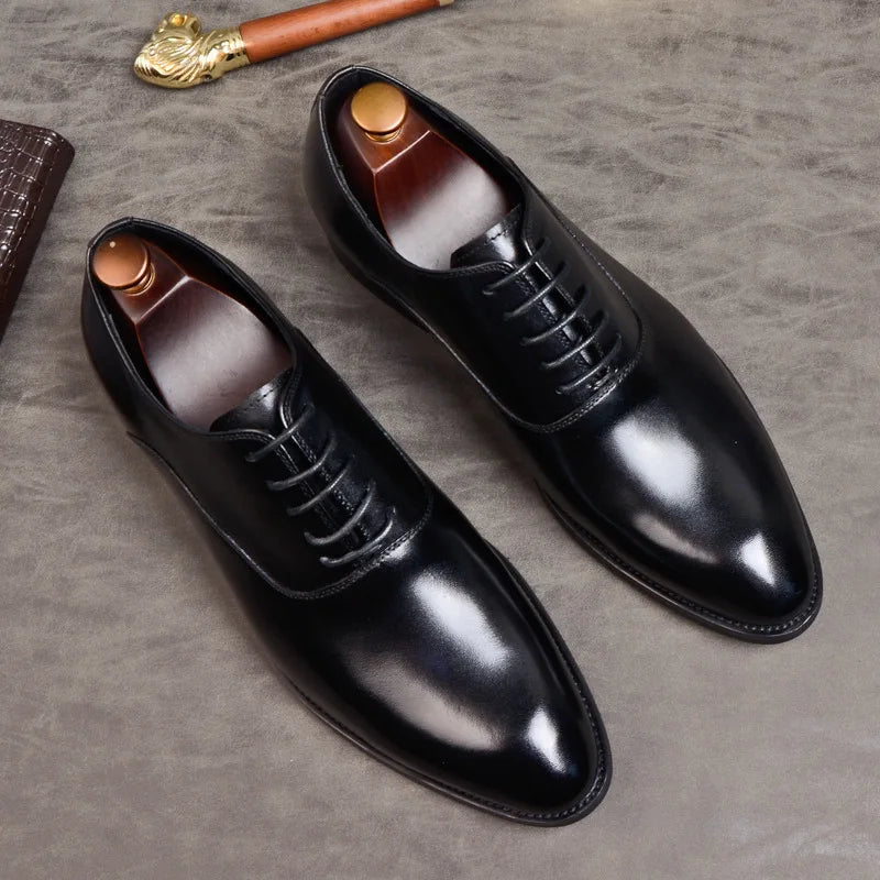 Aurelo Oxford-Schuhe aus italienischem Leder für formelle Anlässe