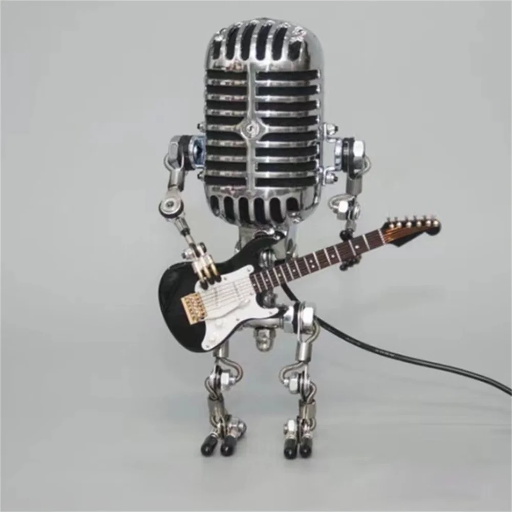 Gitarrenlampe - Roboterlampe mit Gitarre