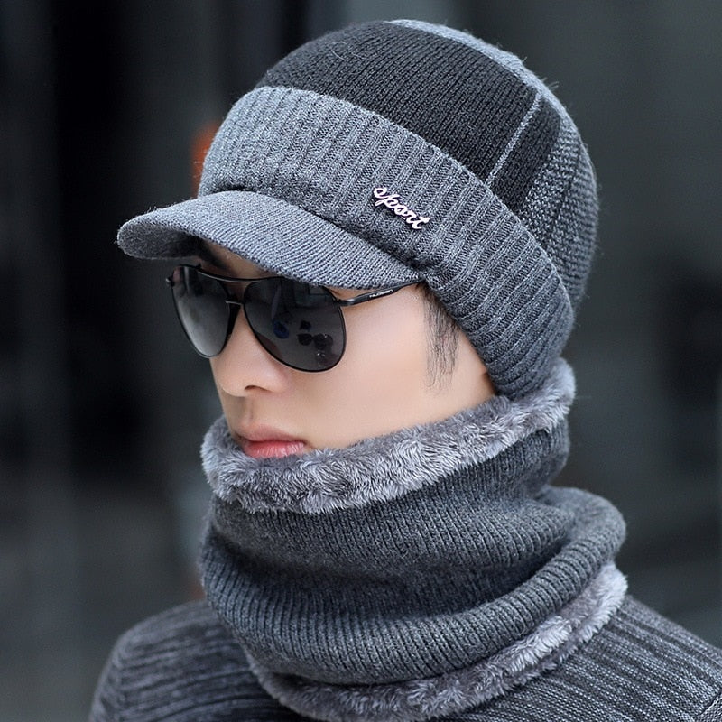 ThermoBalaclava ArcticShield – Warme Strick-Unisexmütze mit Volle Schutz