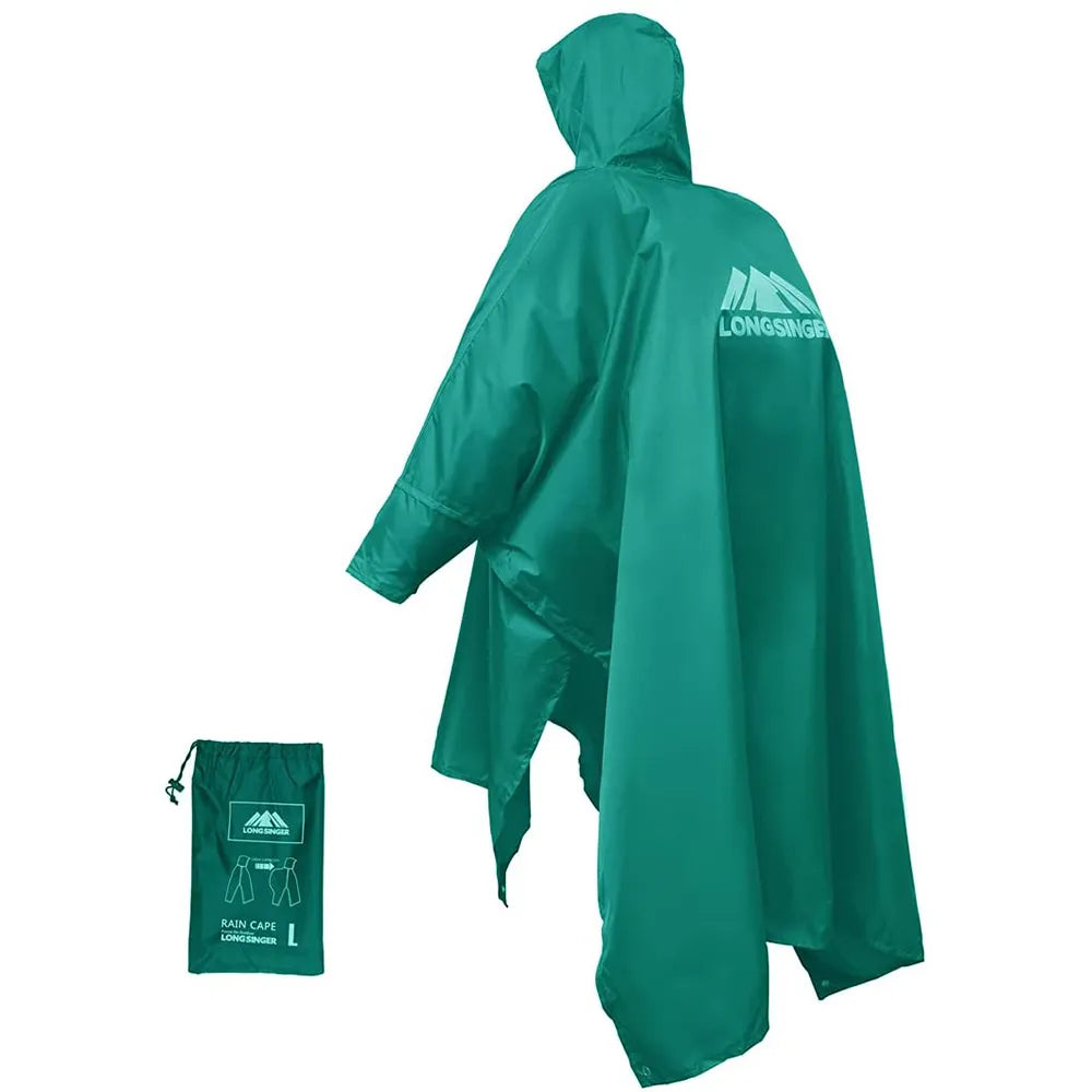 3-in-1 Tragbarer Wasserdichter Regenmantel - Verstellbar, Leicht und Wiederverwendbar für Männer und Frauen, Ideal für Wandern, Jagen und Klettern