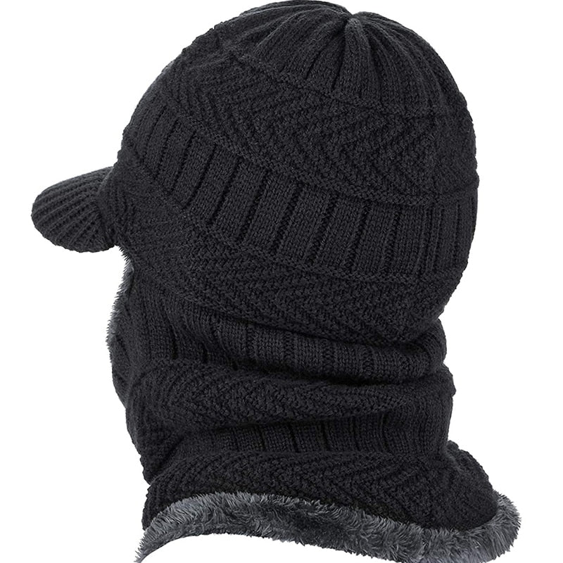 ThermoBalaclava ArcticShield – Warme Strick-Unisexmütze mit Volle Schutz