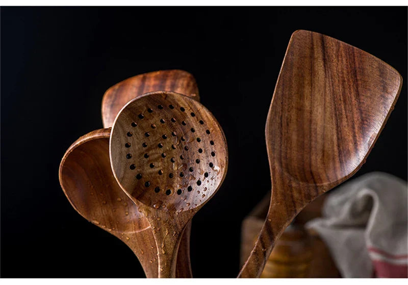 CulinaryTeak | Elegantes 7-teiliges Küchenset