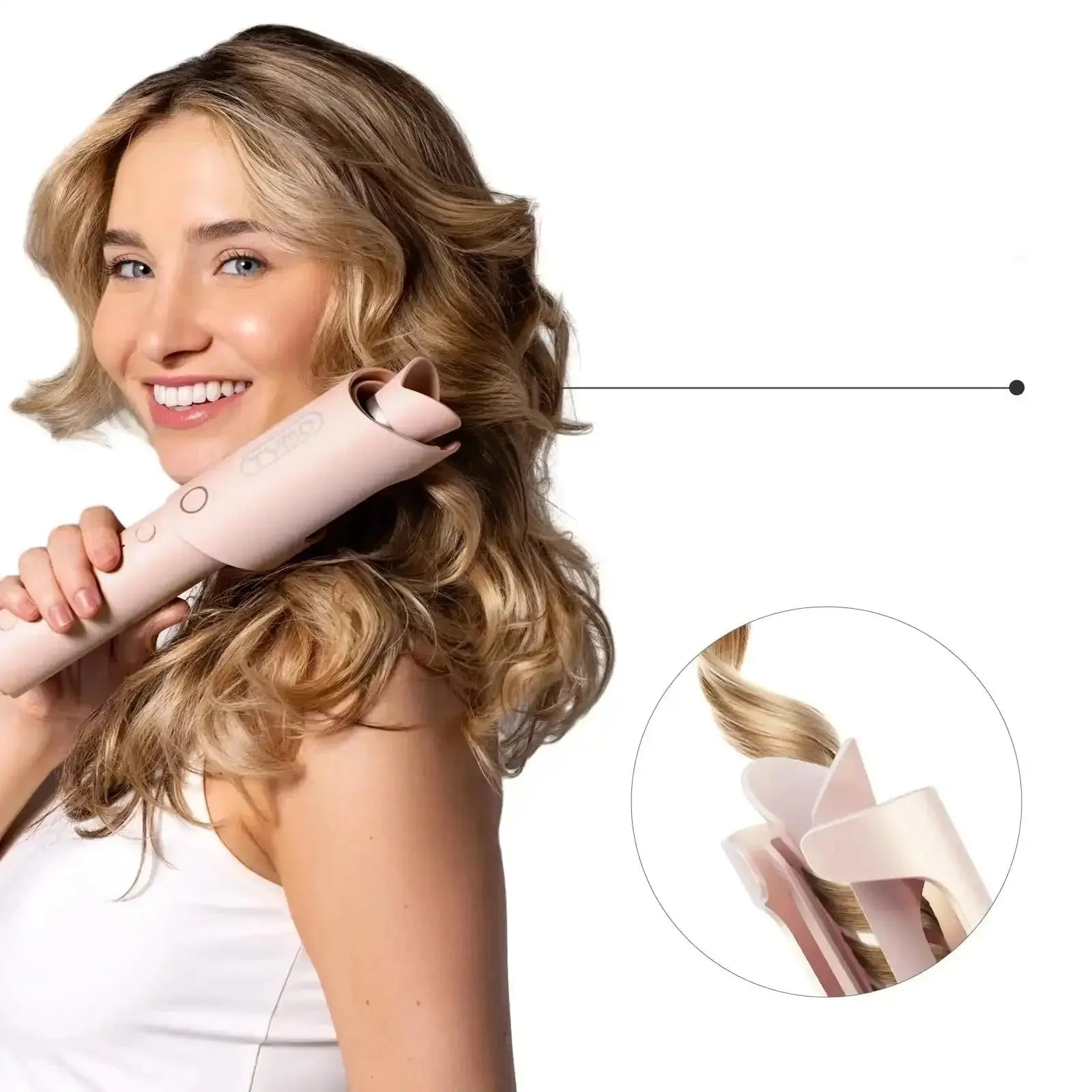 Céleste | Lockenstab – kabellos – einstellbare Temperatur – elegantes Design