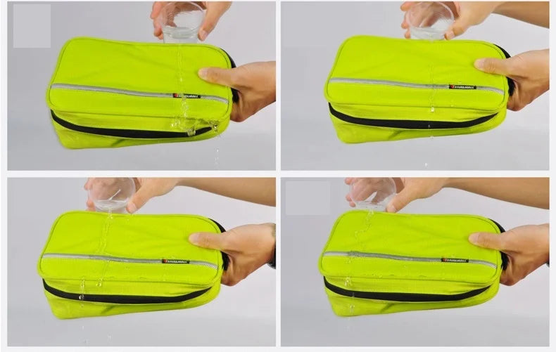 Travelior MaxPack Große Wasserdichte Kulturtasche für Männer und Frauen mit Großer Aufbewahrungskapazität