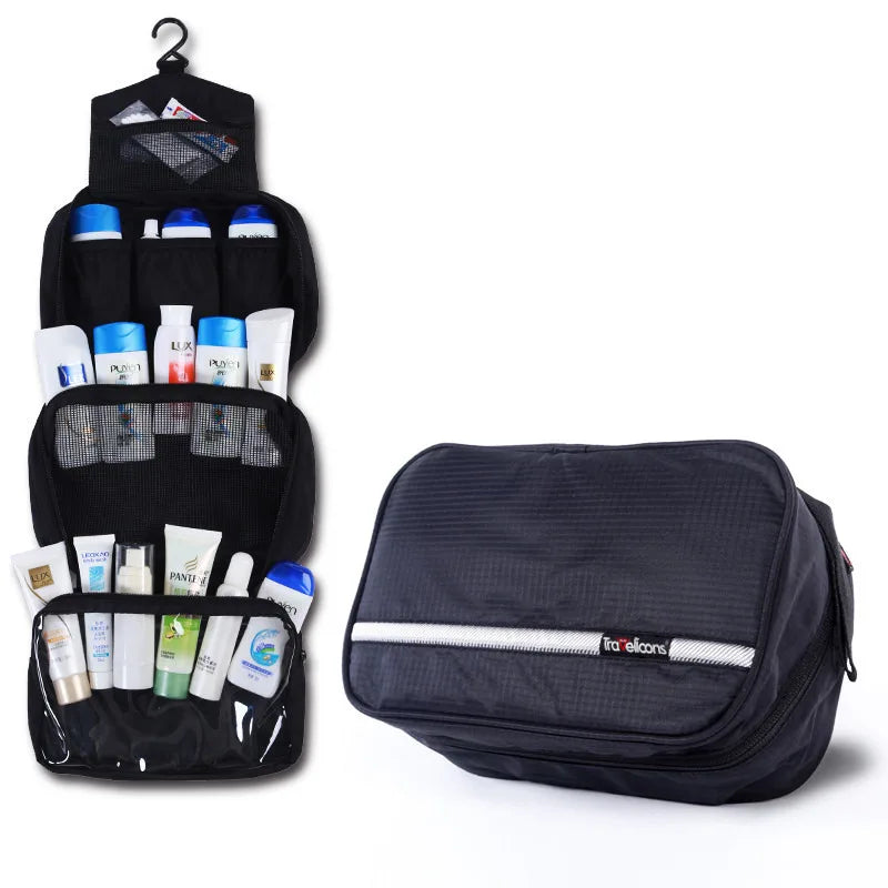 Travelior MaxPack Große Wasserdichte Kulturtasche für Männer und Frauen mit Großer Aufbewahrungskapazität