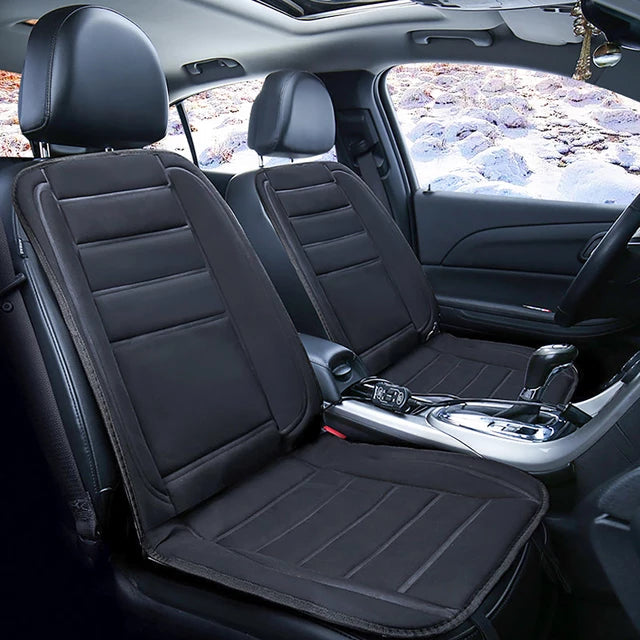 HeatRide Beheiztes Autositzkissen – 12V Memory Foam Sitz- und Rückenwärmer